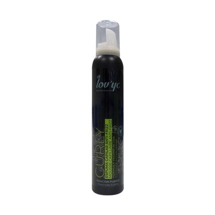 Lovyc Curly Hair Foam Antifrizz Vegan Formula Strong Hold 200Ml