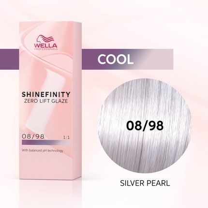 Shinefinity Shade Silver Pearl Hair Color 60Ml