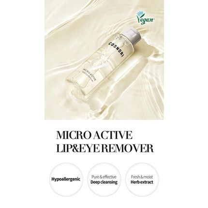 Cosnori Micro Active Lip And Eye Makeup Remover Vegan Hypoallergenic - Image 3