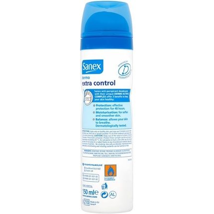Sanex Dermo Extra Control Anti-Perspirant Deodorant With Micro Talc 150Ml