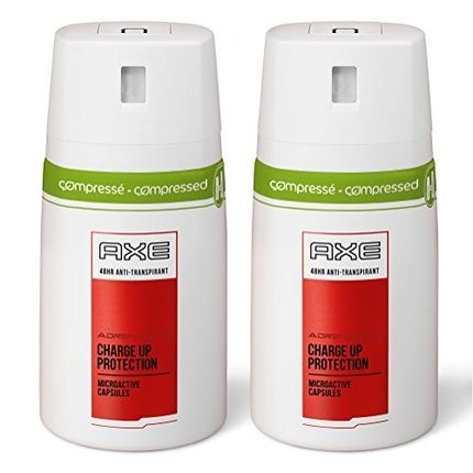 Axee Men Axee Men'S Deodorant Spray Antiperspirant Adrenaline 100Ml - Pack Of 2