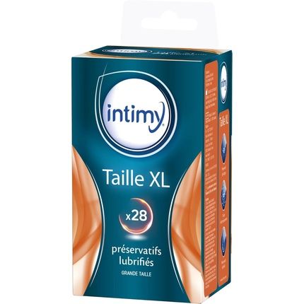 Intimy Xl Condoms 28 Count - Lubricated With Reservoir