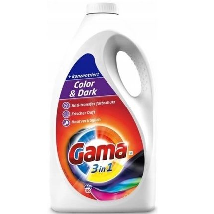 Gama Colour Washing Gel 3In1 5 Liters - Effective Laundry Detergent For Colored Fabrics