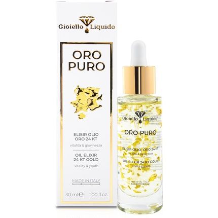 Gioiello Liquido Elixir With 24 Kt Gold Oils Anti-Dark Spots Face And Body 30Ml