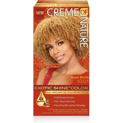 Creme Of Nature Exotic Shine Color Hair Dye Ginger Blonde 10.01