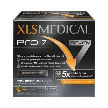 Xl-S Xls Medical Pro 7 Weight Loss Supplement 90 Soluble Sticks