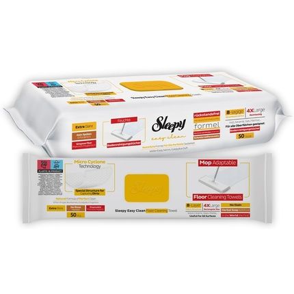 Sleepy Floor Cleaning Wipes Extra Shine 50 Sheets
