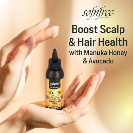 Sofn'Free Manuka Honey Scalp & Hair Oil 100Ml