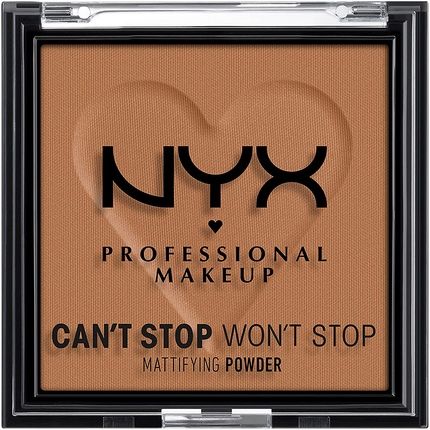 Nyx Professional Makeup Can'T Stop Won'T Stop Mattifying Powder Matte Finish Mocha 08