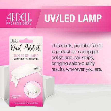 Ardell Nail Addict Uv Led Lamp For Curing Gel Nail Polish Compact 6W - Image 3