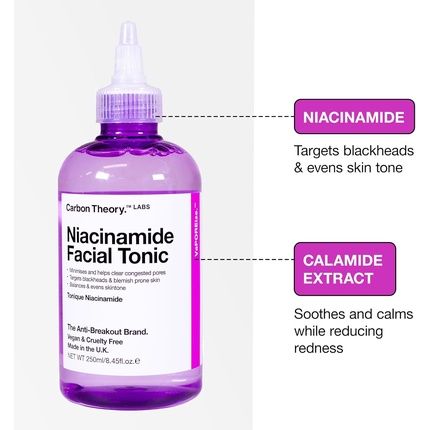 Carbon Theory Vaporeize Niacinamide Face Toner Reduces Redness And Controls Oil - Image 3