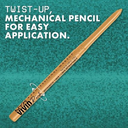 Nyx Professional Makeup Vivid Rich Mechanical Liner Eyeliner Aquamarine Dream - Image 3