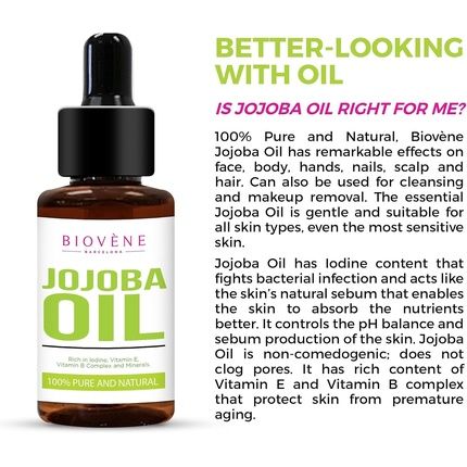 Jojoba Oil Hydra-Nourishing Concentrate 100% Pure 30Ml - Image 3