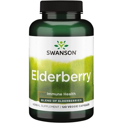 Swanson Elderberry 575Mg 120 Veg Capsules