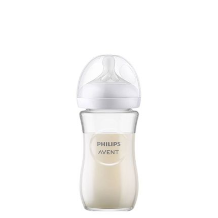Philips Avent Natural Response Glass Bottle 240Ml Suitable From 1 Month