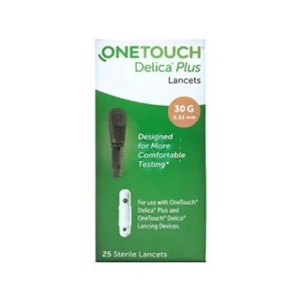 Lifescan Onetouch Delica Plus Lancets 25 Pieces