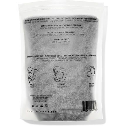 Iles Formula Hair Towel Grey