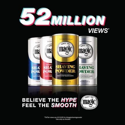 Magic Platinum Shaving Powder 133Ml Skin Conditioning - Image 3