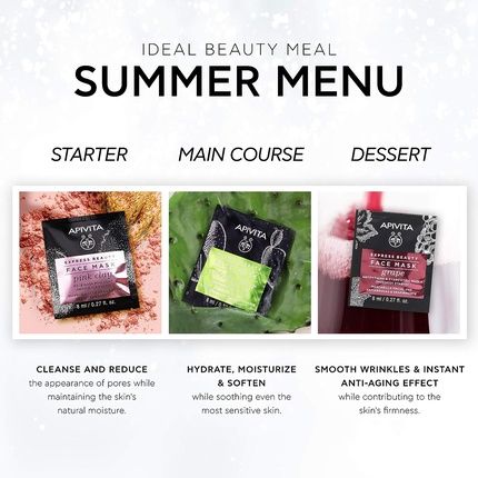 Apivita Prickly Pear Face Mask Moisturizing And Soothing 8Ml - Image 3