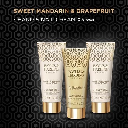 Baylis & Harding Sweet Mandarin & Grapefruit Indulgent Hand Trio Gift Set - Vegan Friendly - Image 3