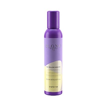 Inebrya Blondesse Noyellow Conditioner Foam Conditioner For Yellow Tones On Bleached Light And Gray Hair 250 Ml