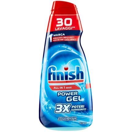 Finish Washing Gel For Dishwasher Liquid Detergent Powergel, 30 Washes