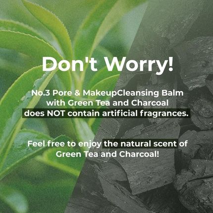 Numbuzin No.3 Pore & Makeup Cleansing Balm With Green Tea And Charcoal