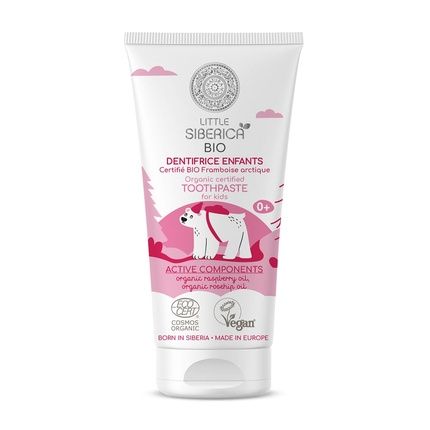 Little Siberica Organic Toothpaste For Children With Arctic Raspberry 0+ 60G