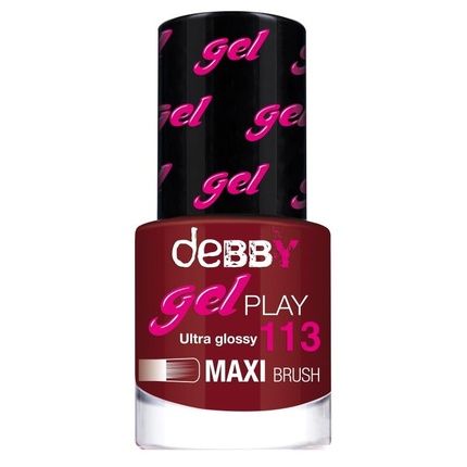 Debby Smalto Gelplay 113 Dark Cherry Nail Polish