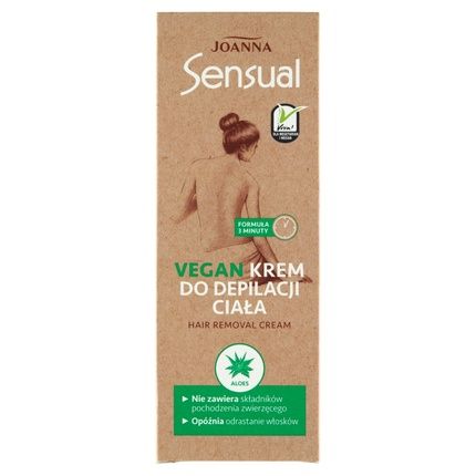 Joanna Sensual Body Hair Removal Cream Vegan With Aloe Vera 100G