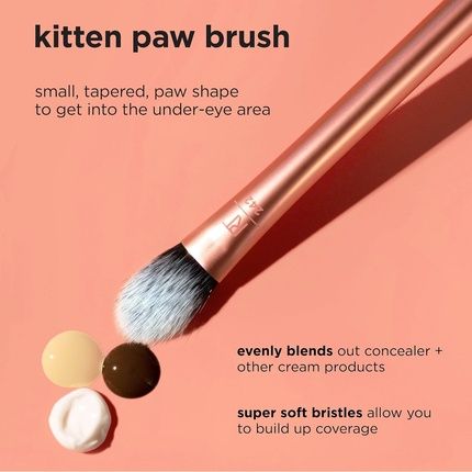 Real Techniques Brightening Concealer Makeup Brush - Kitten Paw - Image 3