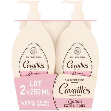 Roge Cavailles Extra-Gentle Intimate Cleansing Care 250Ml - Pack Of 2