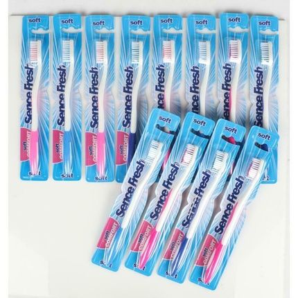 Sencefresh Hand Toothbrushes Soft - Pack Of 144 (12X12 Pack) - Image 3