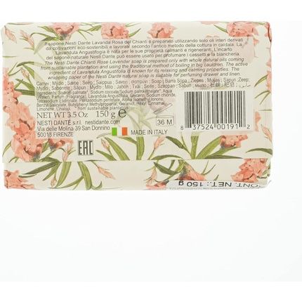 Nesti Dante Lavender And Chianti Rose Soap 150G