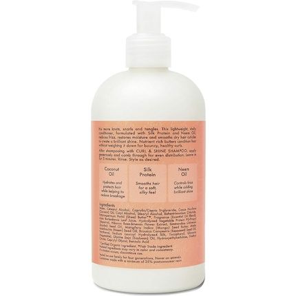 Shea Moisture Coconut And Hibiscus Curl And Shine Conditioner 384Ml