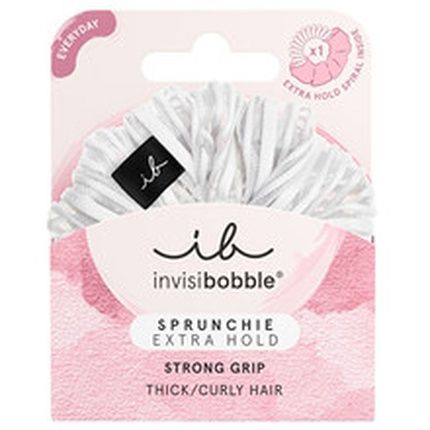 Invisibobble Extra Care White Scrunchie Pure White Hair Bobbles Strong Hold For Girls And Women Velvet White Designed In The Heart Of Munich 2023