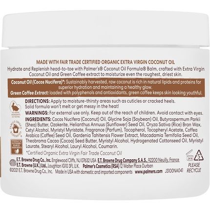 Palmers Coconut Oil Balm 100G