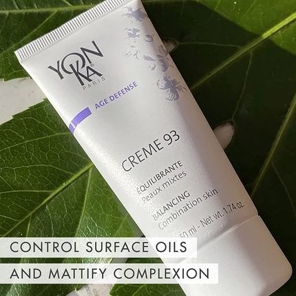 Yon-Ka Creme 93 Mattifying Moisturizer 50Ml Balancing Facial Cream For Combination Skin With Vitamins A,C And E Paraben-Free - Image 3