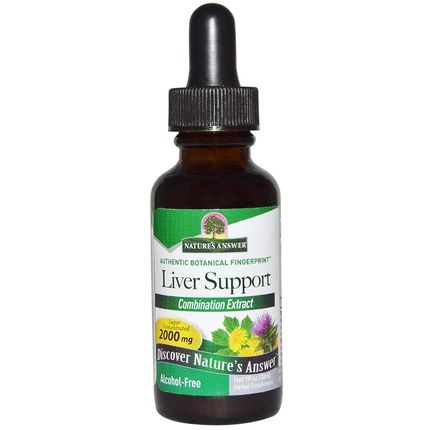 Nature'S Answer Alcohol-Free Liver Support 1-Fluid Ounce - Promotes Healthy Liver Function And Overall Health
