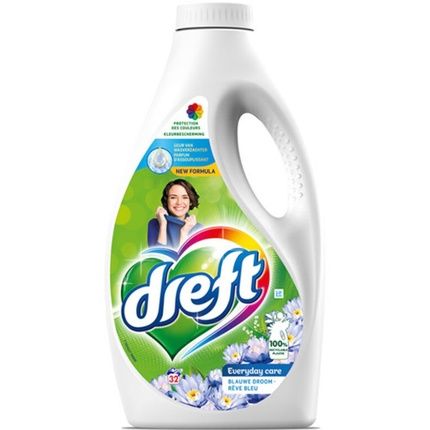Dreft Liquid Detergent Blue Dream 32 Washes 16 Liters
