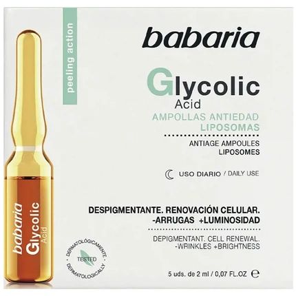Babaria Glycolic Acid Cell Renewal Ampoules 5 X 2Ml