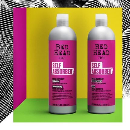 Bed Head By Tigi Self Absorbed Nourishing Shampoo & Conditioner Duo 750Ml