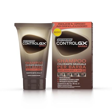 Just For Men Control Gx Gradual Coloring Shampoo For Beard