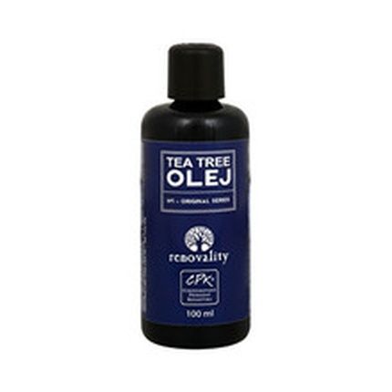 Tea Tree Oil 100Ml With Dropper Renovality - Made In Czech Republic