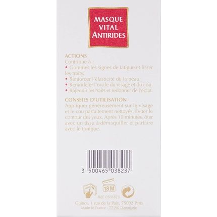 Guinot Masque Vital Anti Rides 50Ml - Image 3