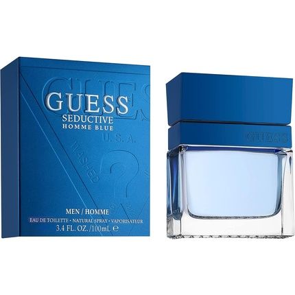 Guess Seductive Homme Blue For Men 3.4Oz Eau De Toilette Spray
