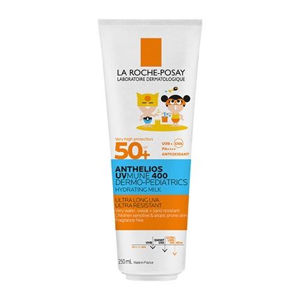La Rocheposay Anthelios Childrens Sunscreen Lotion Spf 50 Hydrating Milk 250 Ml