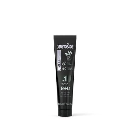 Sensus Direct Fard 0.1 Black - Color Mask 180 Milliliters