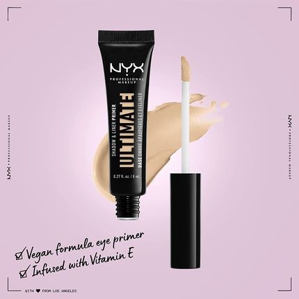 Nyx Professional Makeup Ultimate Shadow & Liner Primer For Eyeshadow & Eyeliner - Medium
