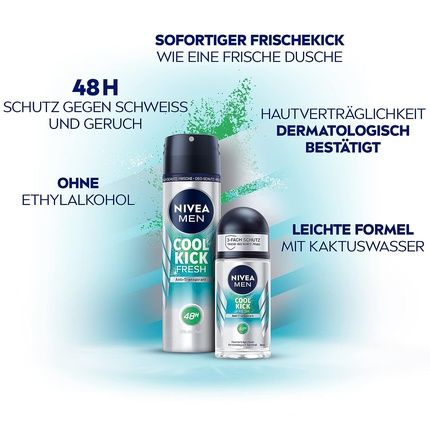 Nivea Men Cool Kick Fresh Deodorant Spray 150Ml